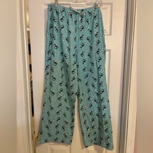 Fleece pajama bottoms - penguins!